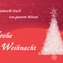 Frohe Weihnacht