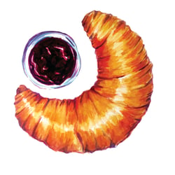 Aquarell // Food Illustration