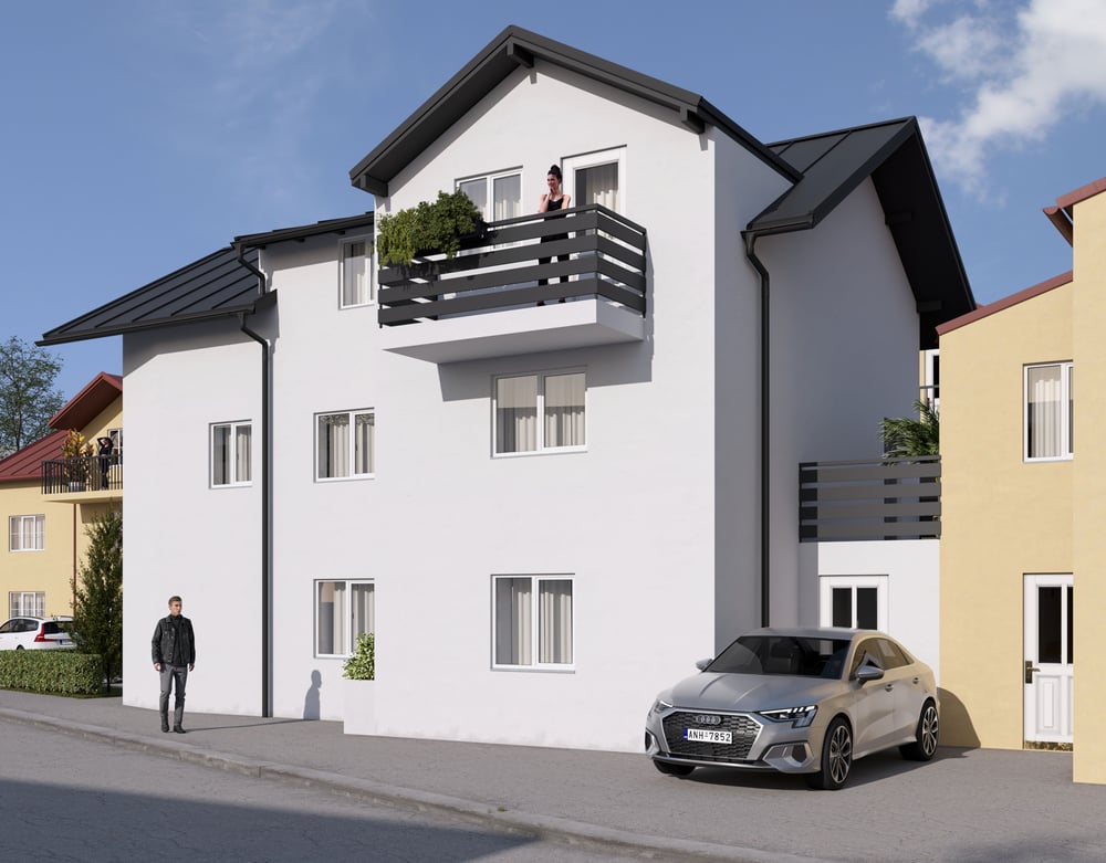 Haus an der Straßenseite