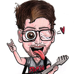 CARTOON mit Tusche und Polychromos