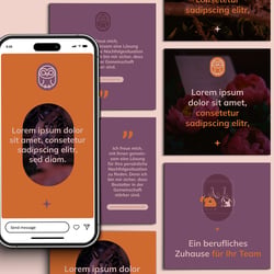 Social Media Vorlagen Design