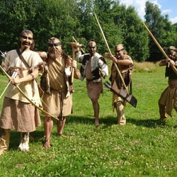 Steinzeit Filmset