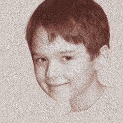 Zeichnung meines Enkelsohnes Davis