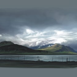 Hvalfjördur, Island