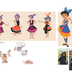 Iterationen des Character Designs
