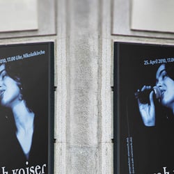 Poster für ein Gospelkonzert
