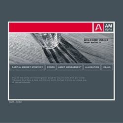 am alpha – Internetpräsenz