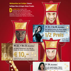Präsentation der Weihnachtsgutscheine von Schöps – TV-MEDIA