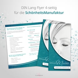 Flyerdesign DIN lang – vierseitig