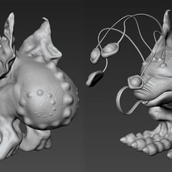 Character – Mystic troll and his little friend