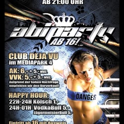 Abiparty Flyer und Poster
