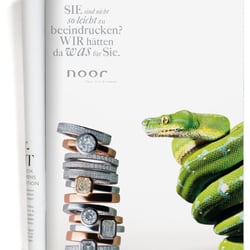 Noor Anzeigenkampagne „Die Schönen und das Biest“