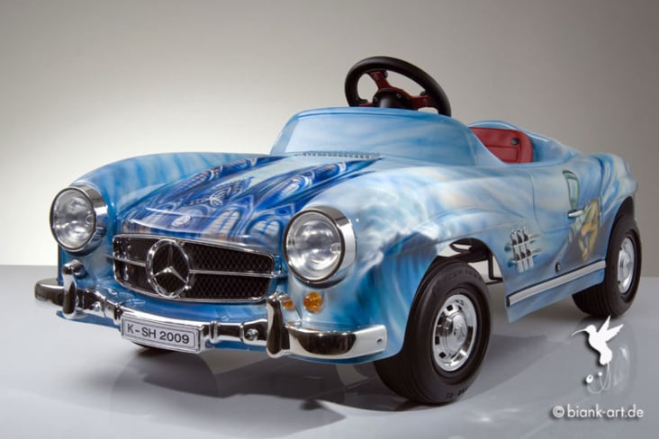Mercedes 300SL: Nahaufnahme vorne