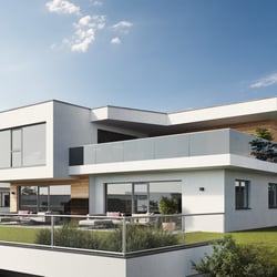 Außenvisualisierung einer Wohnoase „Panorama“ in Gleisdorf.