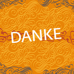 Karte „DANKE“
