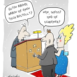 Der Schreiner lässt bitten