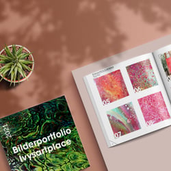 Bilderportfolio mit eigenen Kunstwerken
