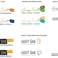 LuckySoul Logos Entwürfe