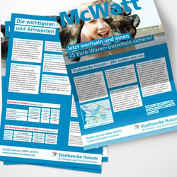 Stadtwerke Husum – Flyer