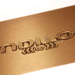 Hierfür wurde vom Logo des Kunden ein Nylo-Klischee angefertigt