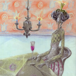 Kinderbuchillustration 70×50 cm