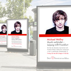 Plakate für Stadt Frankfurt