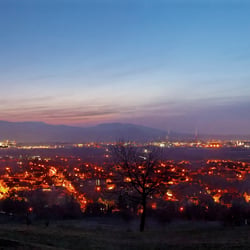 Grenzach-Wyhlen vom Mühlerain aus