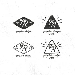 FR DESIGN (logo sketches)