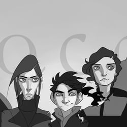 Nacre: main characters portrait line-up