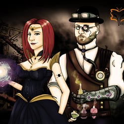 Steampunk_Pärchen