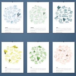 Obst und Gemüse Kalender