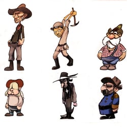 Wild-West-Männer