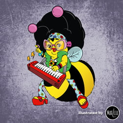Sympathiefigur: „Groovehummel“