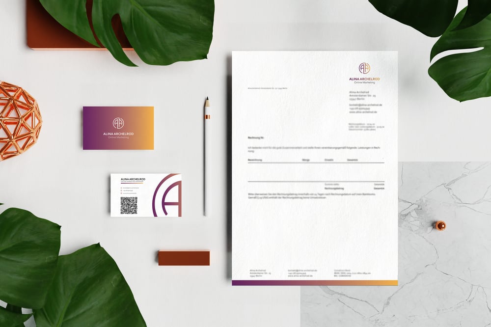 Corporate Design: Visitenkarten und Geschäftspapier Design