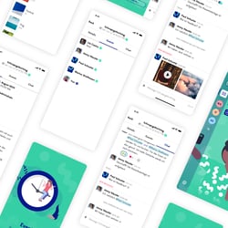Timy Messenger UI Overview Close-up