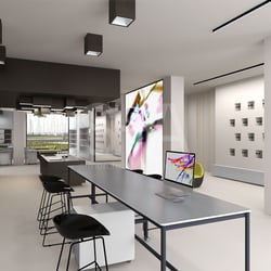 Designkonzept für ein Brillengeschäft