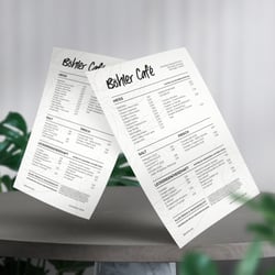 Corporate Design: Menu Design