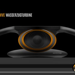 KONZEPT FÜR EINE WASSERZUGTURBINE