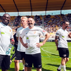 Gerald Asamoah & Oliver Neuville