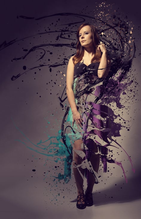 Paint splatter