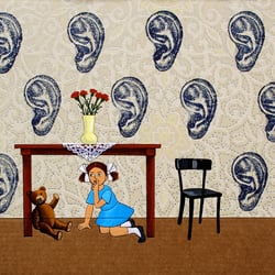 8-Psst…, Illustration „Tagebuch einer Konformistin“
