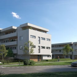 Aussenvisualisierung der Wohnoase Baderstraße