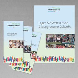 Flyer und Broschüre
