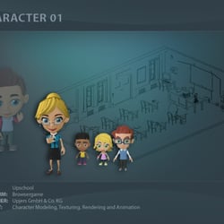 Character für Browsergame „Upschool“