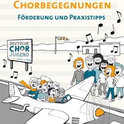 Illustration und Layout der Broschüre »Internationale Chorbegegnungen«