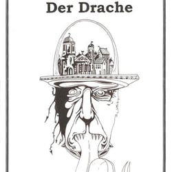 Flyer zum Theaterstück „Der Drache“, Theater des Lotman-Instituts, Bochum
