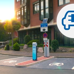 Logo für eine Elektrotankstelle