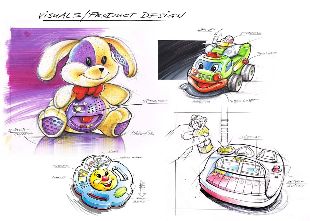 Visuals/Scribbles/Storyboard/Product Design