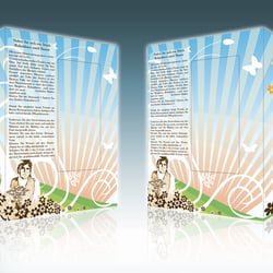 Proposal Color. Box art design of flowers for export. Colombia-Germany