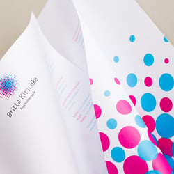 Corporate Design, Logo und Briefschaft einer Psychotherapie-Praxis für Kinder und Jugendliche.